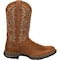 Durango Men's Western Boot, 9.5 M, Leather, 12 in H, Coyote Brown DDB0163 - alternate 4